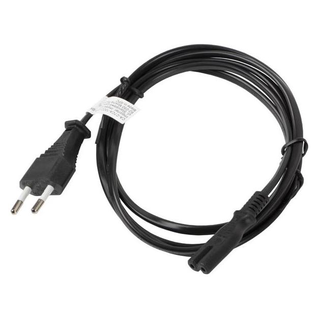 Lanberg CA-C7CA-10CC-0018-BK Stromkabel -Koppler CEE7/16 (1.80 m) (CA-C7CA-10CC-0018-BK)