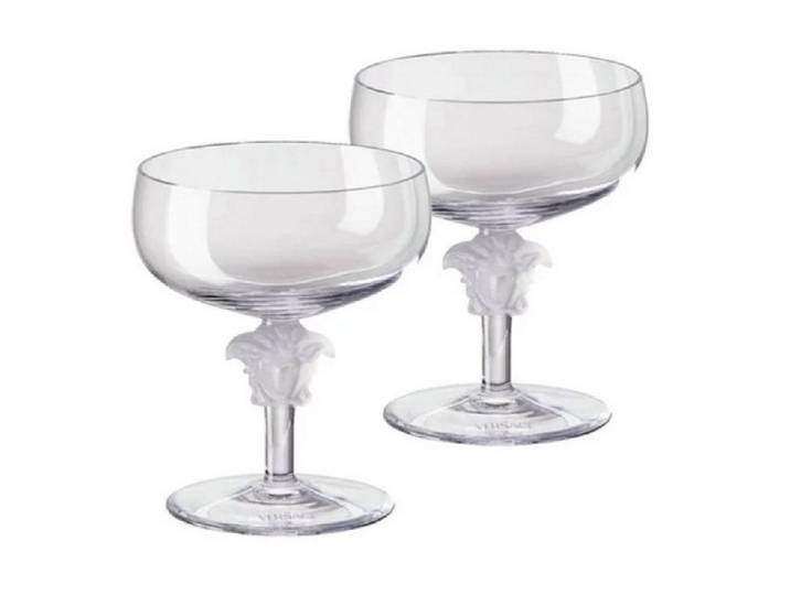 Versace Cocktailglas by Rosenthal Champagnerschalen Medusa Lumiere (2-teilig)