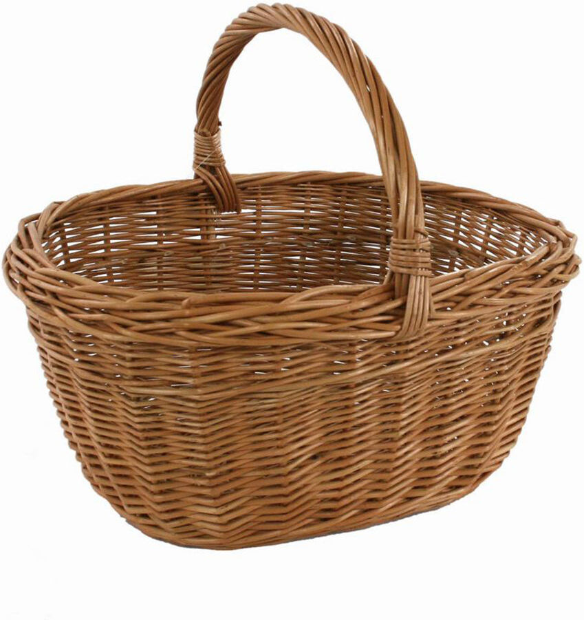 giordanoshop Cesto in vimini europeo olanda ovale cm 37x28xh18/31...