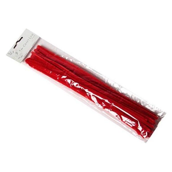 Hobby2you Chenille 6mm 30cm 25stk rd (736141)