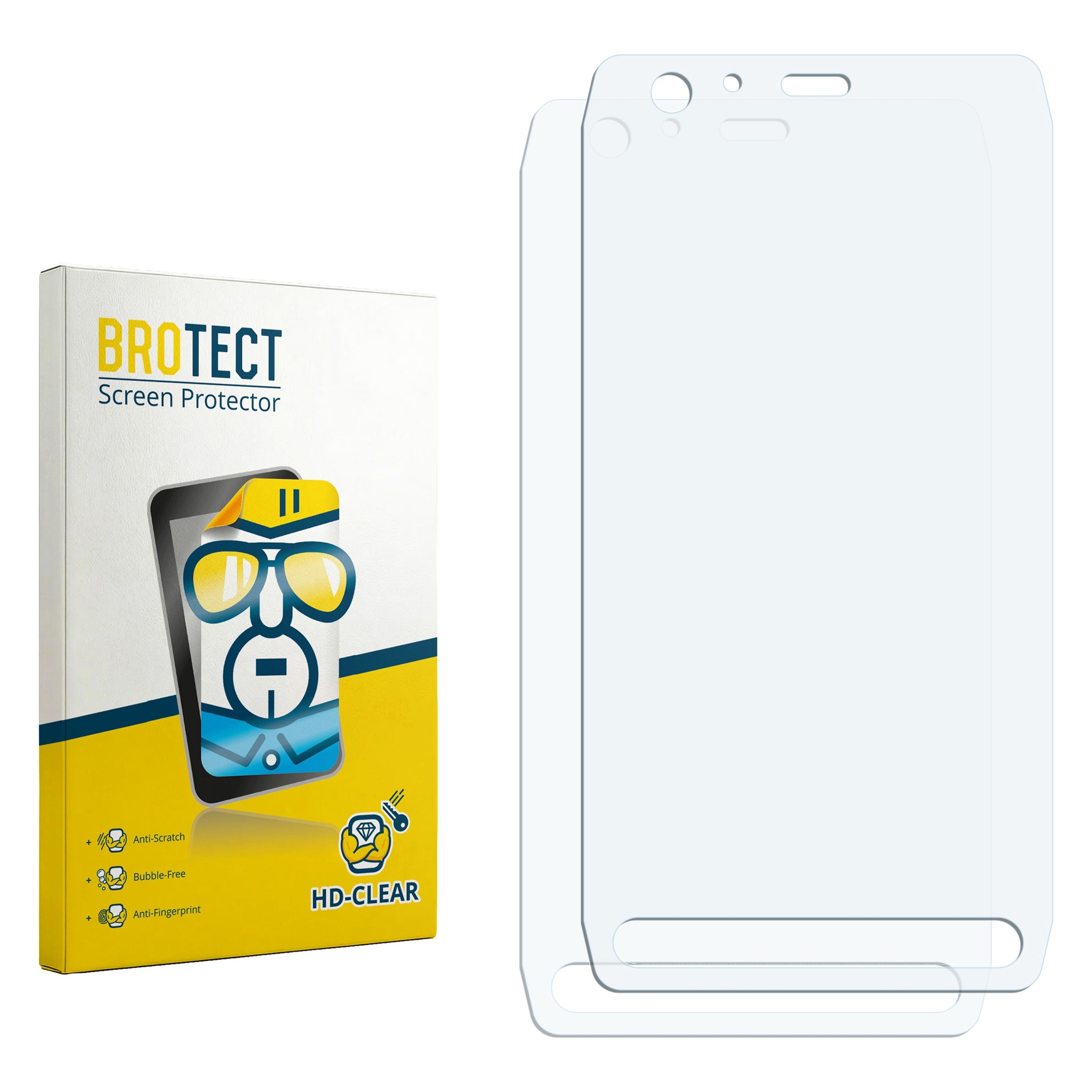 Brotect Schutzfolie für Motorola MXP7000 Tetra Displayschutz Displayschutzfolie Folie Klar Transparent (1849892)