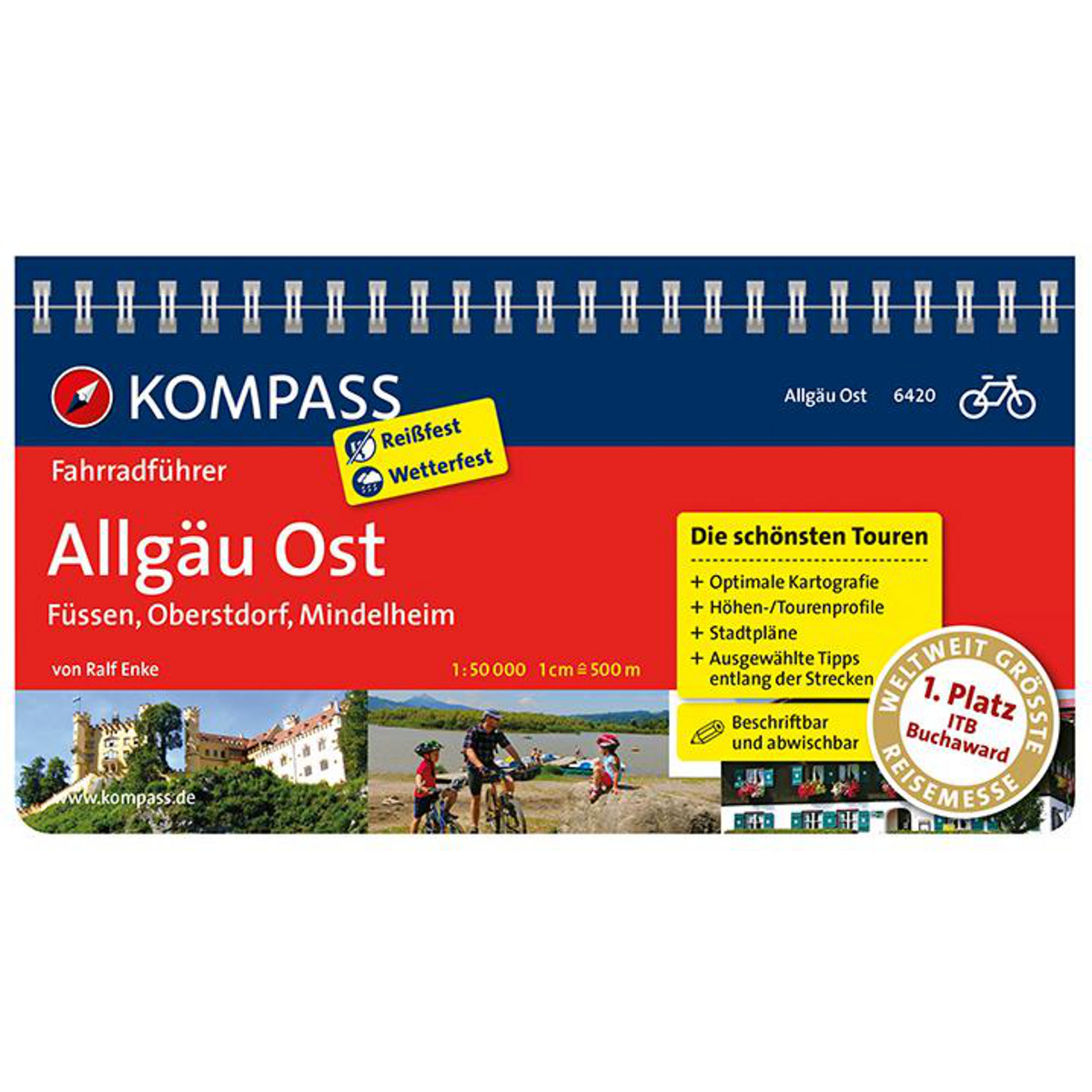 Kompass Verlag Allgäu Ost 6420 Fahrradführer Fahrradführer Bikepacking