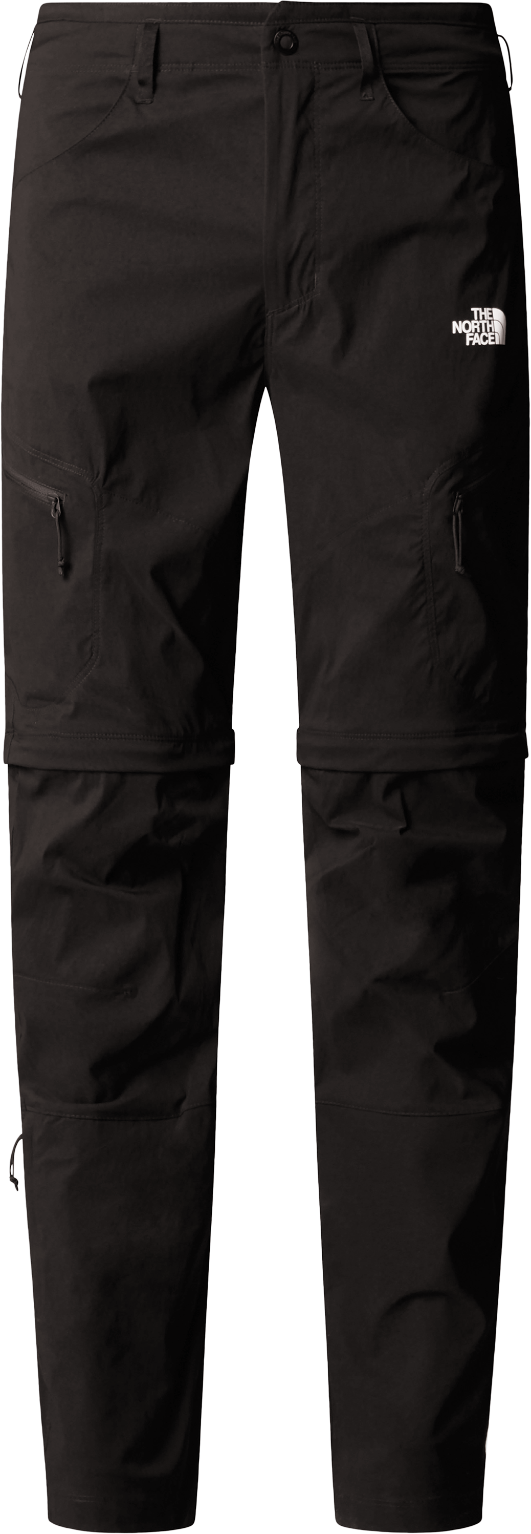 The North Face Men's Exploration Convertible Regular Tapered Pants TNF Black, 34 - Regular