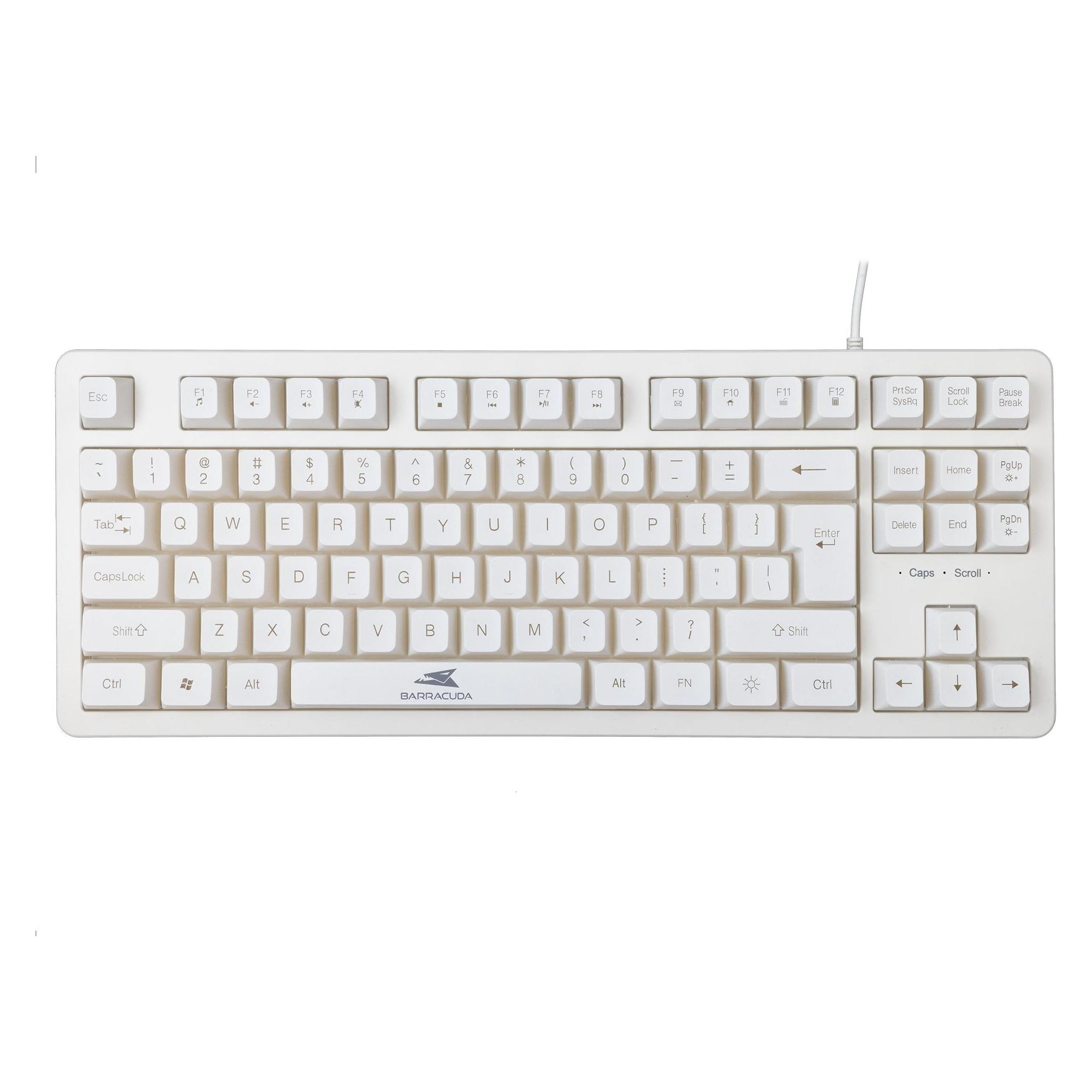 Baracuda gaming membrane Keyboard KRILL, US Layout, White (BGK-01114) (US, Kabelgebunden) (KRILL-W)