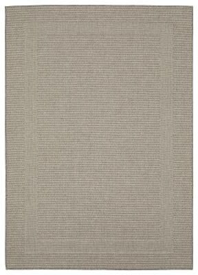 Style Haven Calayan Woven Border Grey Ultimate Performance Area Rug~