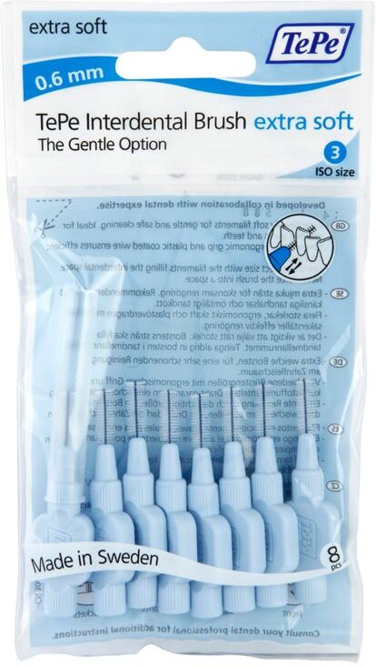 TePe Extra Soft brossettes interdentaires 0,6 mm 8 pcs
