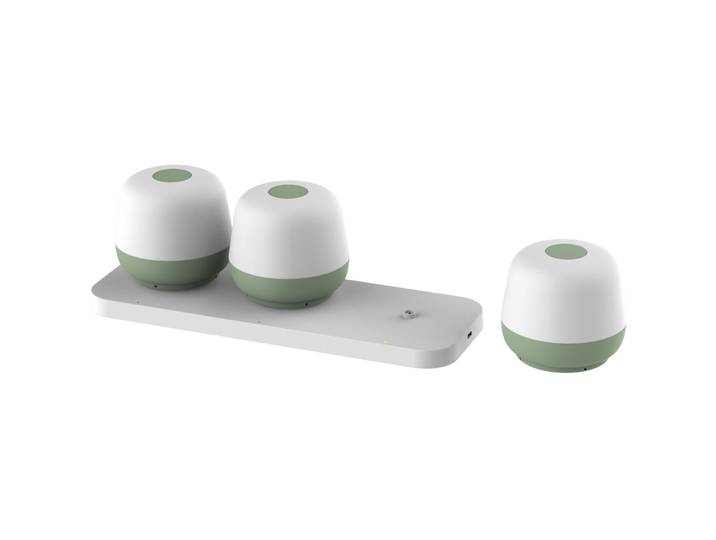 Tischlampe Smukke Olive Metall H 8.2 cm 160 lm - Lichtfarbe: Warmweiss