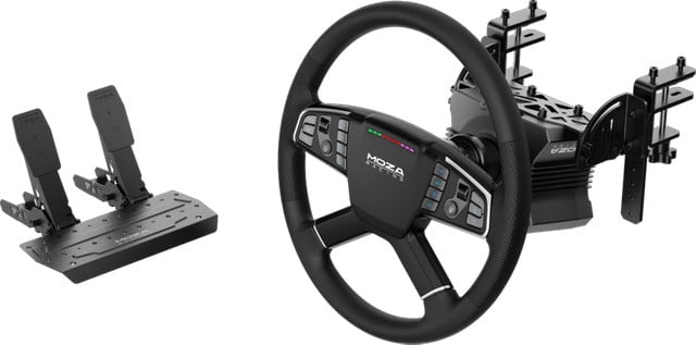 Moza RS071 PC Trucking Wheel Bundel