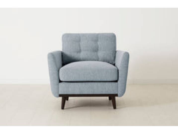 Sessel Model 10, Meerglasblau