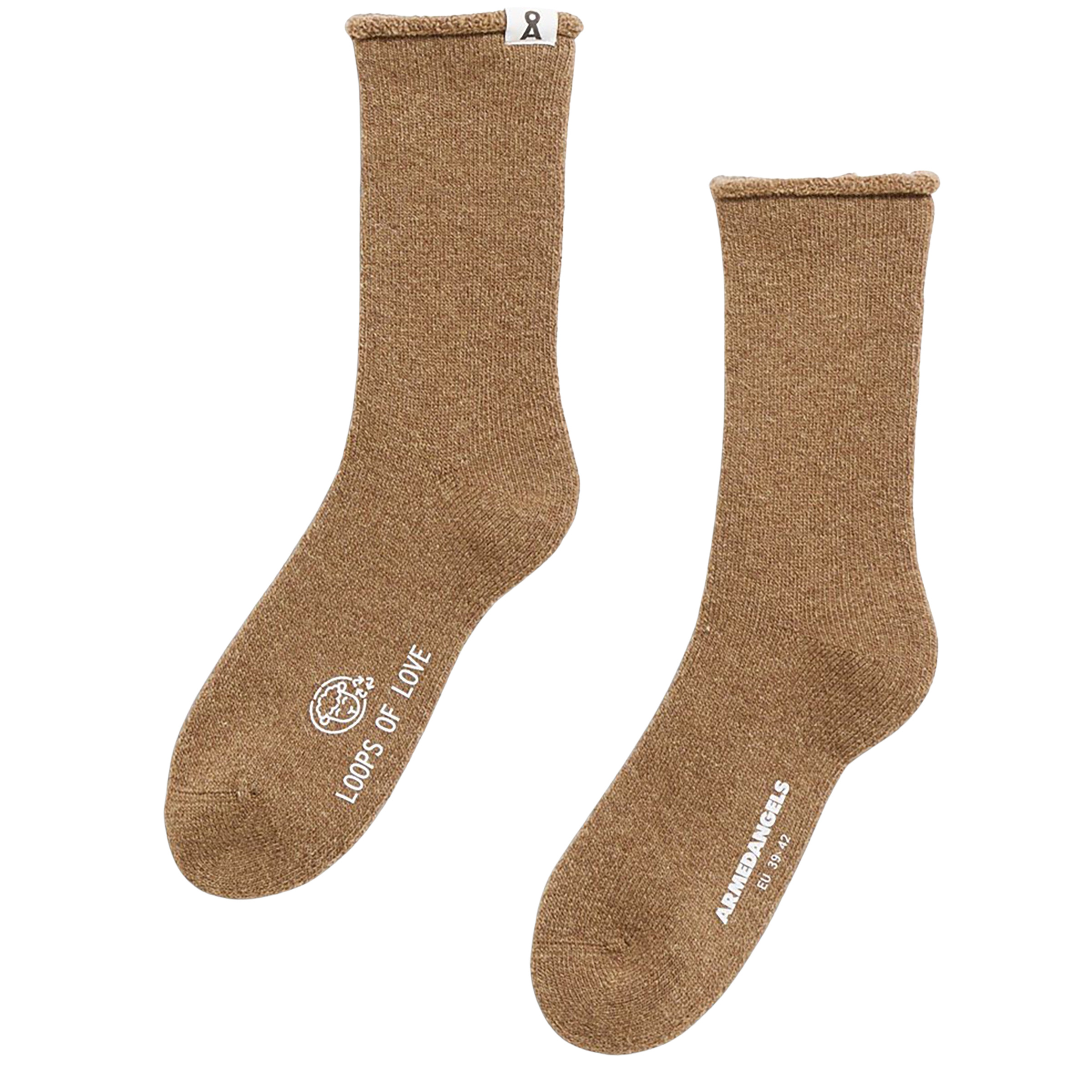 Armedangels Rec Wool Freizeitsocken schwarz Größe 39 Lifestyle Atmungsaktiv