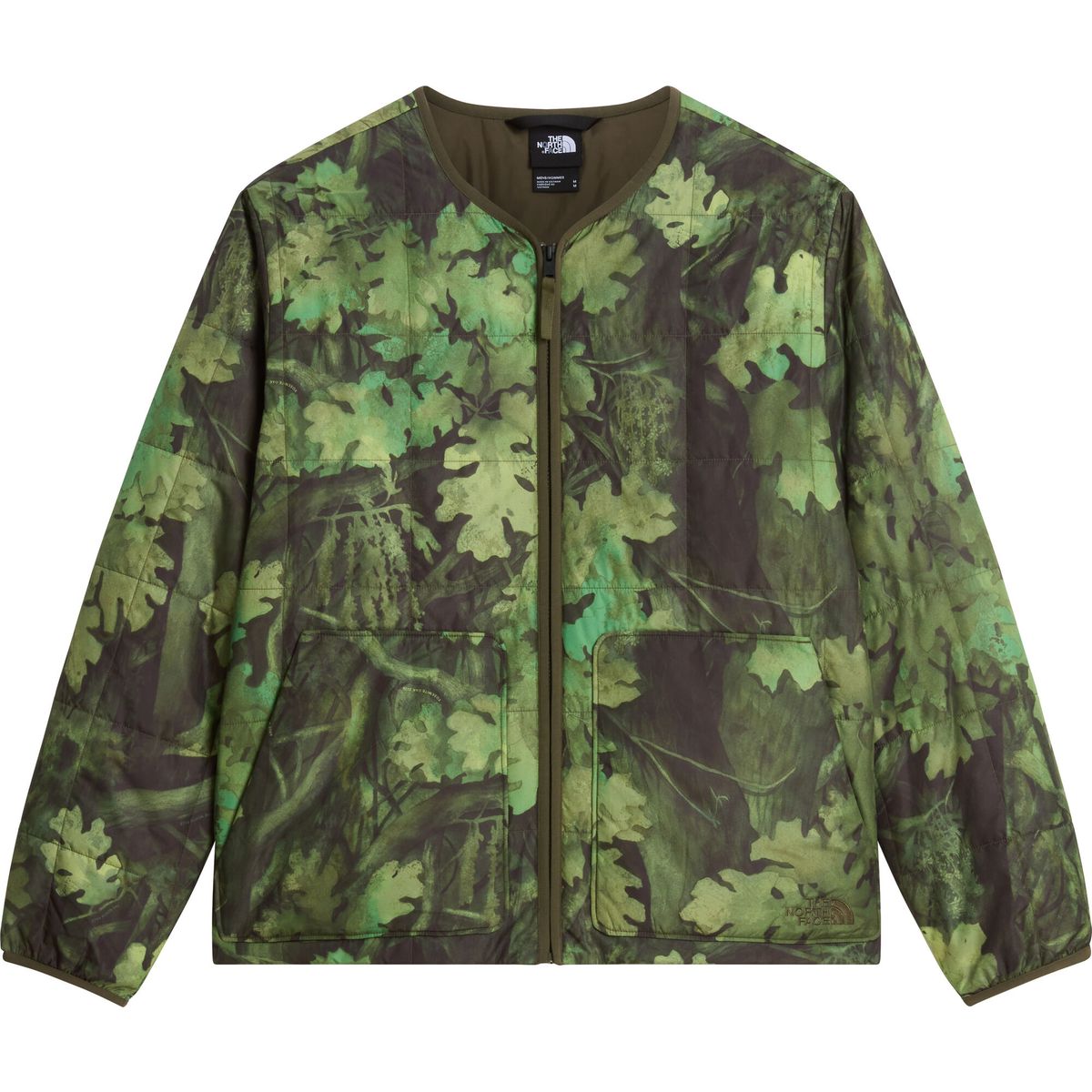 The North Face Mens Lhotse Light Insulated Jacket -print new taupe green yosemit (SS1) XL NF0A8JRJSS1-XL