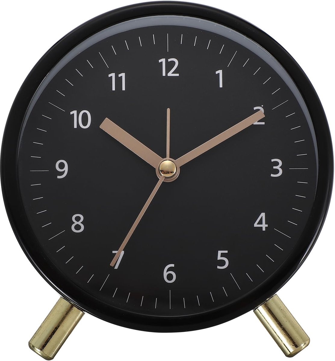 Mrilary Analoge Wekker met Achtergrondverlichting, Stil Quartz Uurwerk voor Slaapkamer en Kantoor