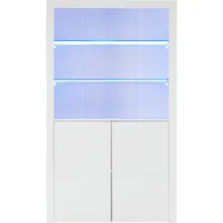 HIGHBOARD mit LED-Beleuchtung, geräumiger Stauraumschrank