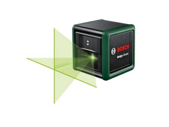 Bosch kruislijnlaser Quigo green met universele klem MM 2