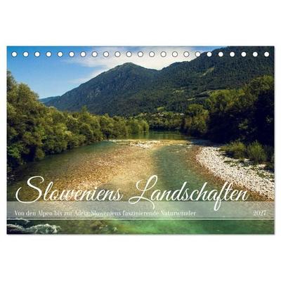 Slowenische Landschaften (Tischkalender 2027 DIN A5 quer), CALVENDO Monatskalender