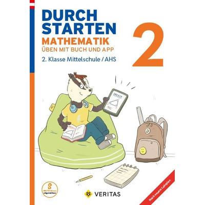 Durchstarten Mathematik 2. Üben mit Buch und App, Taschenbuch von Markus Olf, VERITAS Verlags- und Handelsgesellschaft m.b.H., 978-3-7101-6861-1
