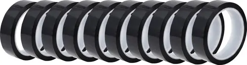 TRU COMPONENTS ESD-Klebeband 10 St. Schwarz (L x B) 36m x 25mm Antistatisches Gitter