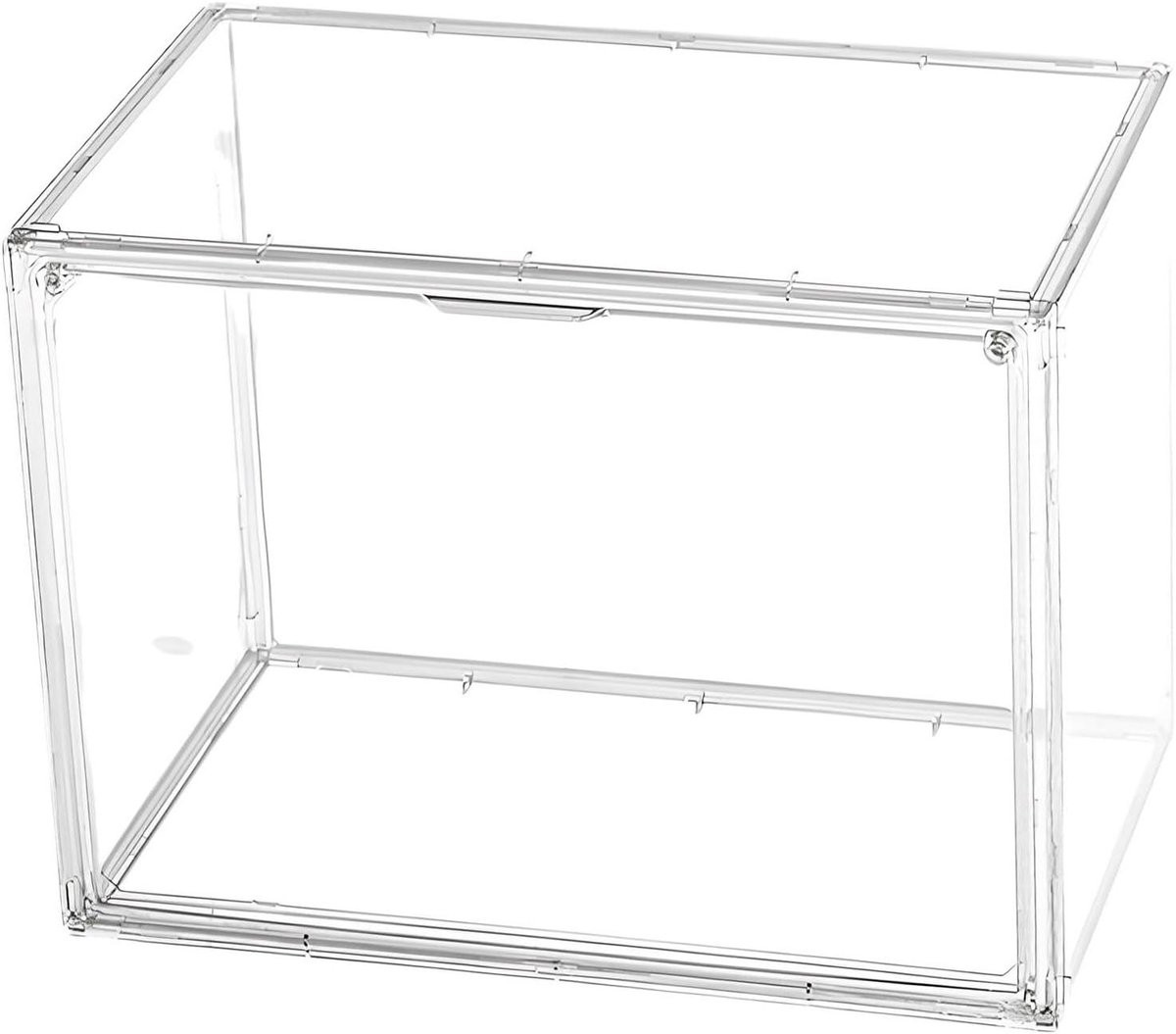 Boek Display Kast - Boek Opbergdoos - Transparant - Breedte: 36 cm