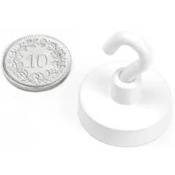5x Supermagnete, Magnet, Hakenmagnet (2x)