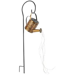 Lumisky ARROSY Solar-Gießkannenleuchte H78CM Stahl Braun