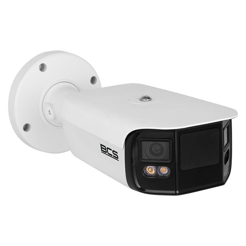 BCS BCS-L-PTIP2X4FCL4-Ai2 Panoramische IP-Kamera 8MP mit NightColor-Technologie und WDR (1920 x 832 Pixels, 2880 x 1264 Pixels, 3840 x 1680 Pixels, 4096 x 1800 Pixels) (1765195)