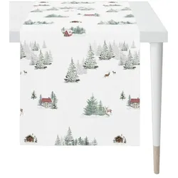 Apelt Tischläufer 42 x 140 cm Mischgewebe Weiß