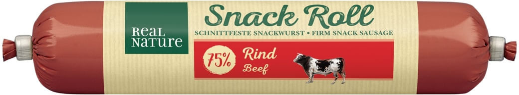 Real Nature Dog Snack Salsiccia 80G MANZO