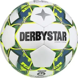 DERBYSTAR Ball Futsal Stratos TT v23, Größe 4 in Weiß Weiß