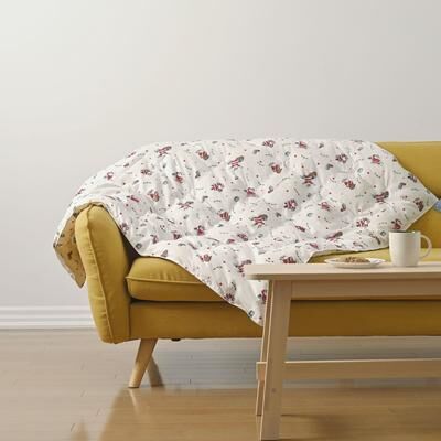 Highland Feather "Santa Claus Christmas Down Throw Blanket 50""x58"""