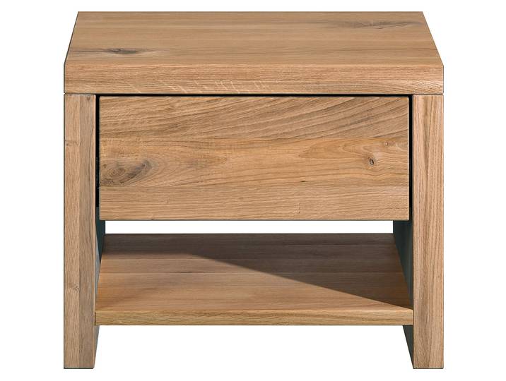 Modular Nachttisch Reto Wildeiche Holz Massivholz B 48 H 36 cm - Nachttisch