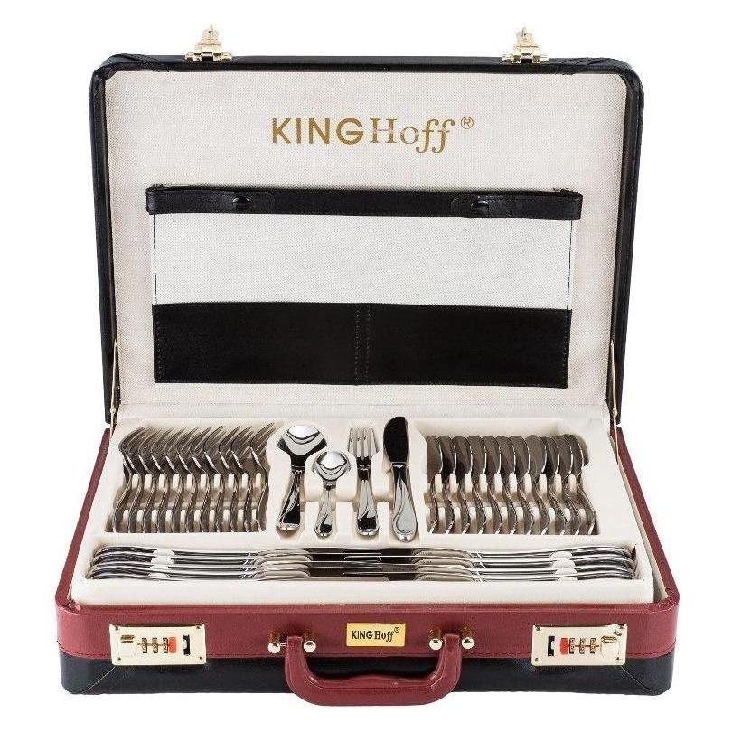 King KINGHOFF 72ELEM. cutlery set glossy KH-3515 (72 Stk., Besteck Set) (KNFF406)