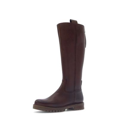 Reitstiefel GABOR "Reiterstiefel", Damen, Gr. 36, braun, Schuhe Reitstiefel