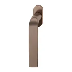 DK-Fenstergriff 34 1267, m. ov. schmal. Ros.,VK7x24-38, C34 patiniert gewachst