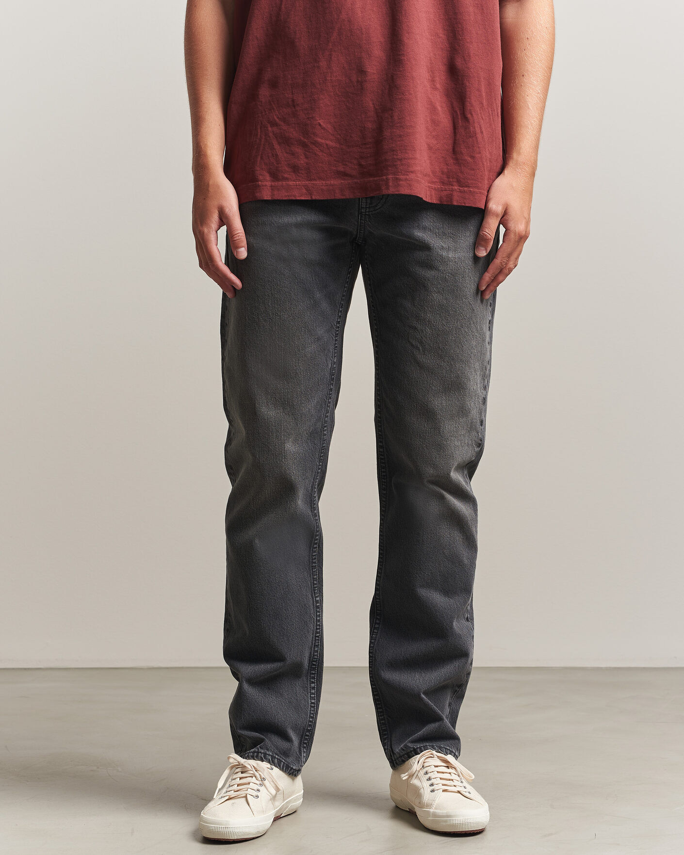 Nudie Jeans Gritty Jackson Jeans Grey Lake men W30L32 Grå