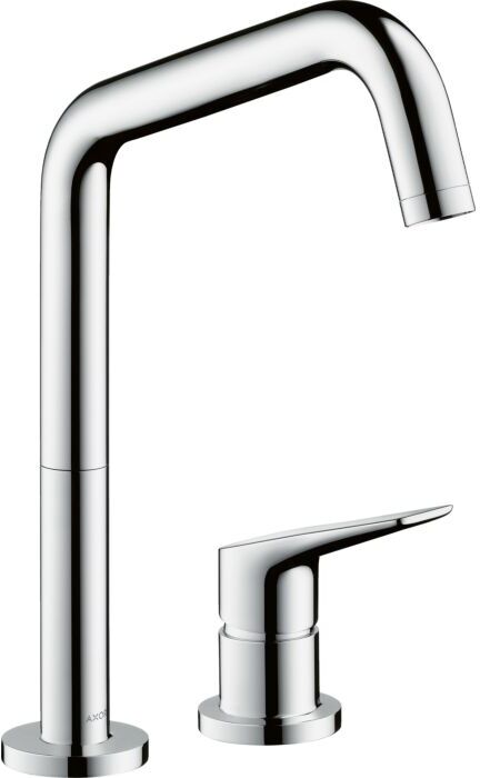 Hansgrohe Spültisch Armatur Axor Citterio 34820000 schwenkbarer Auslauf 360 Grad, chrom