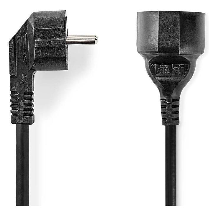 Fuj Tek 1.5m Extension cord, black (1.50 m, CEE 7/3) (47752607)