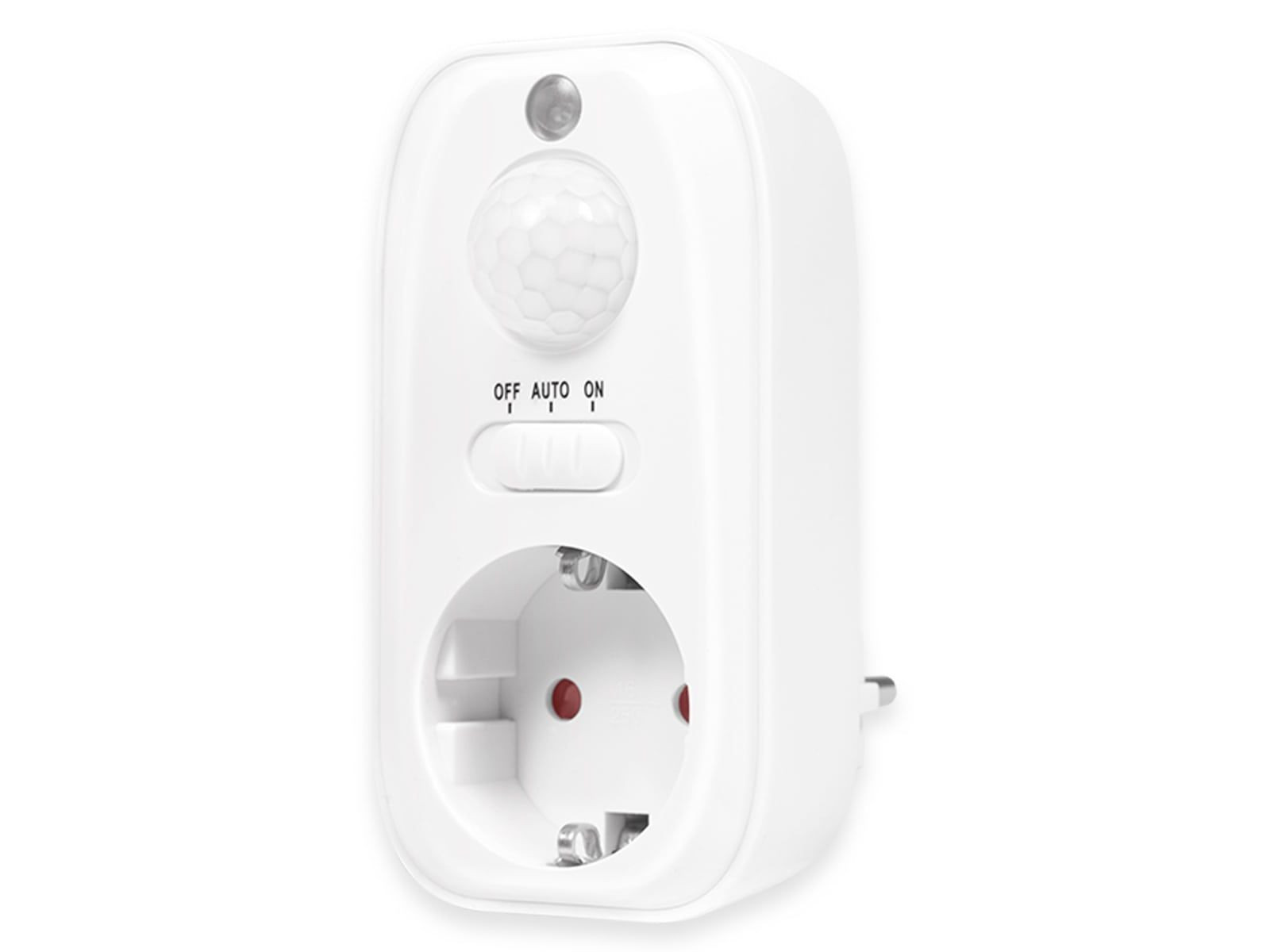 LogiLink PA0248 Adapter met bewegingssensor, wit