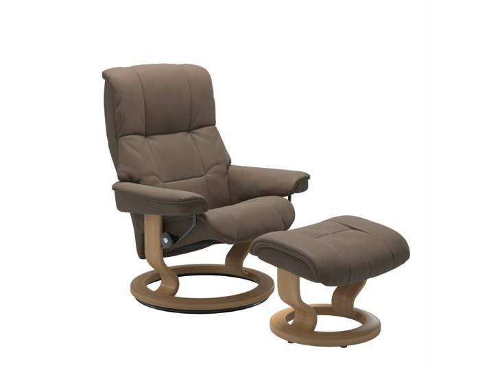 Stressless Mayfair Sessel Classic - Leder Batick Mole , Buche Ho