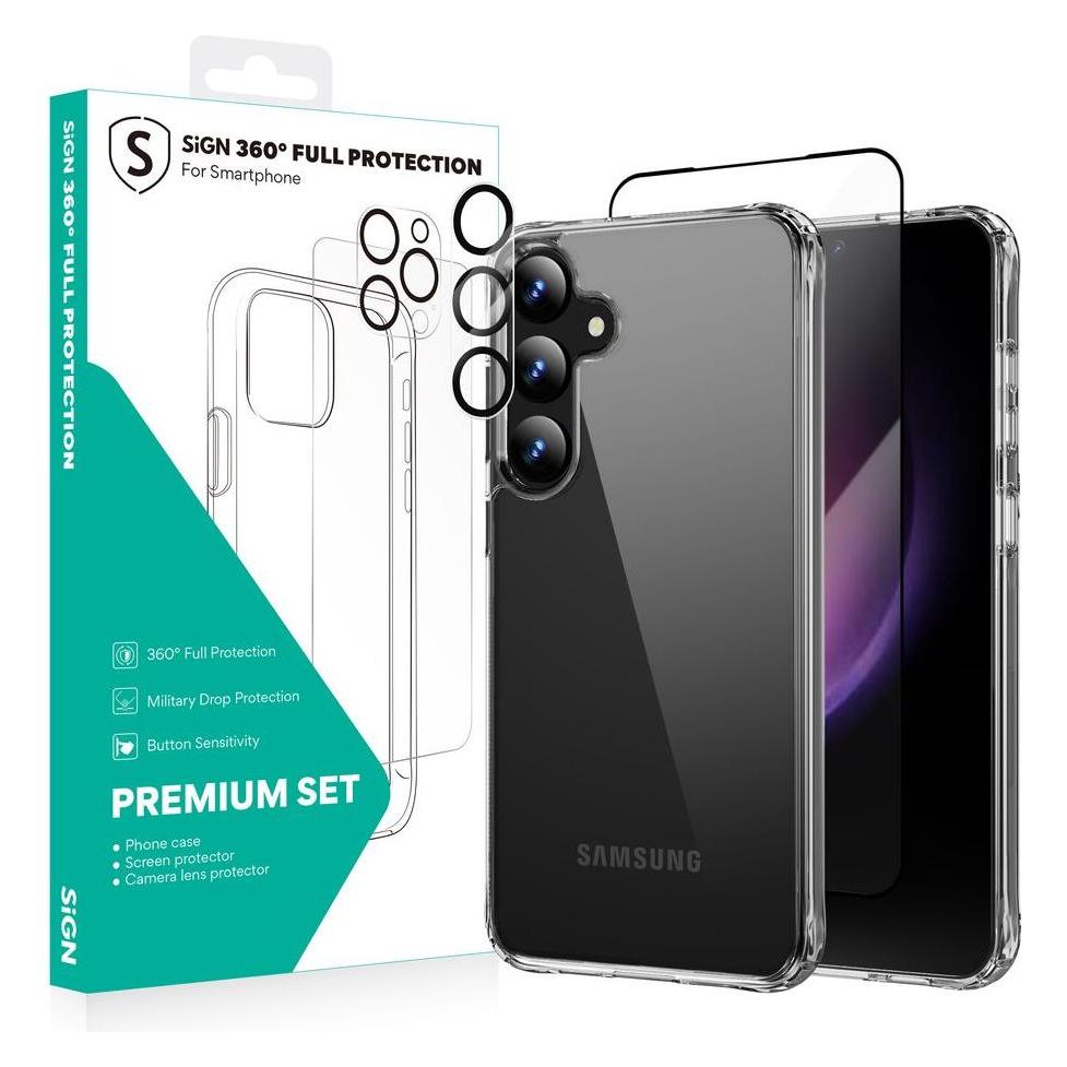 SIGN 360 Complete Protection Package for Samsung Galaxy S25 (Samsung Galaxy S25) (SN-CGS25-P)