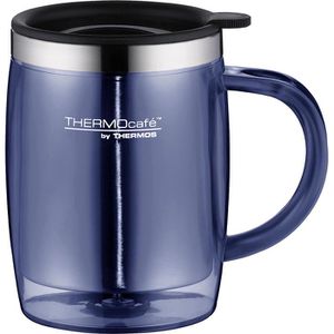 Thermos Thermobecher TC Desktop Cup, mit Henkel, blau, Edelstahl, 350 ml