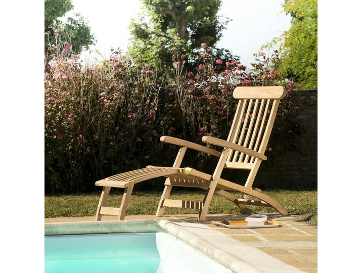 Bain de soleil en teck massif SUMMER