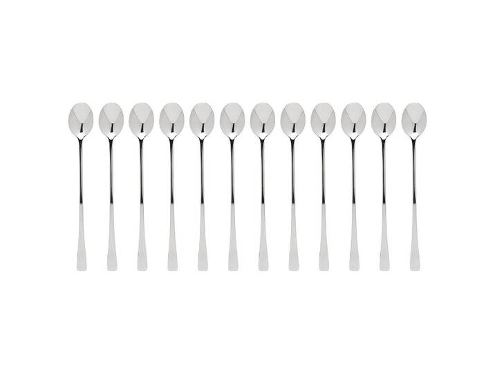 Butlers Longdrinklöffel (12er Set) Limo, Silberfarben, Metall, Besteck, Löffel