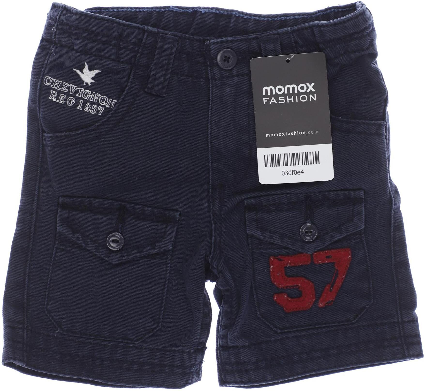 Chevignon Jungen Shorts, Blau, Gr. EU 68, Baumwolle - Second Hand