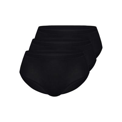 Panty SASSA "3er Pack Panty Daily Love", Damen, Gr. 42, 3 Stk., schwarz, Single-Jersey, , figurbetont, Unterhosen Panty