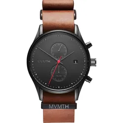 MVMT - VOYAGER - OUTBACK - schwarz - schwarz - braun / 42 MM