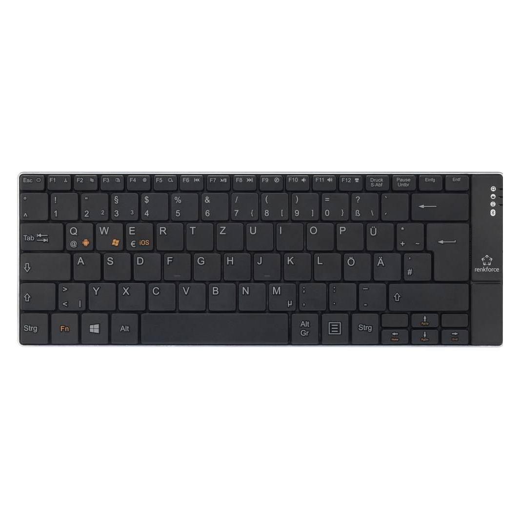 Renkforce Bluetooth-Tastatur Slim (DE, Kabellos) (1583219)