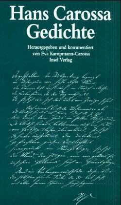 Hans Carossa - Gedichte - Preis vom 17.10.2026 19:25:27 h