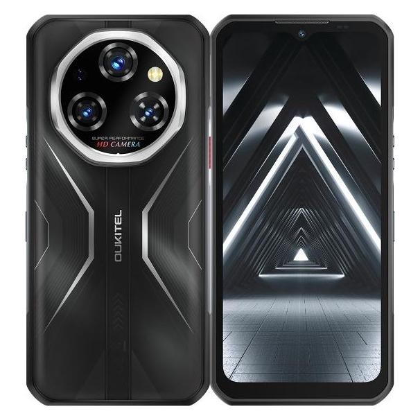 Oukitel Smartphone WP55 6 6-Zoll 12/256GB DS 11000mAh Schwarz (256 GB, Schwarz, 6.60", Dual SIM, 5G) (WP55-BK/OL)