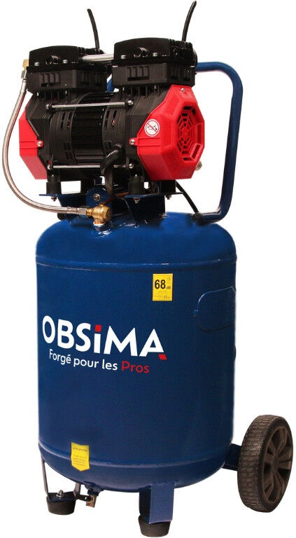 OBSIMA Compresseur sans huile semi-silencieux OB SIL 13/50V SH - 313583