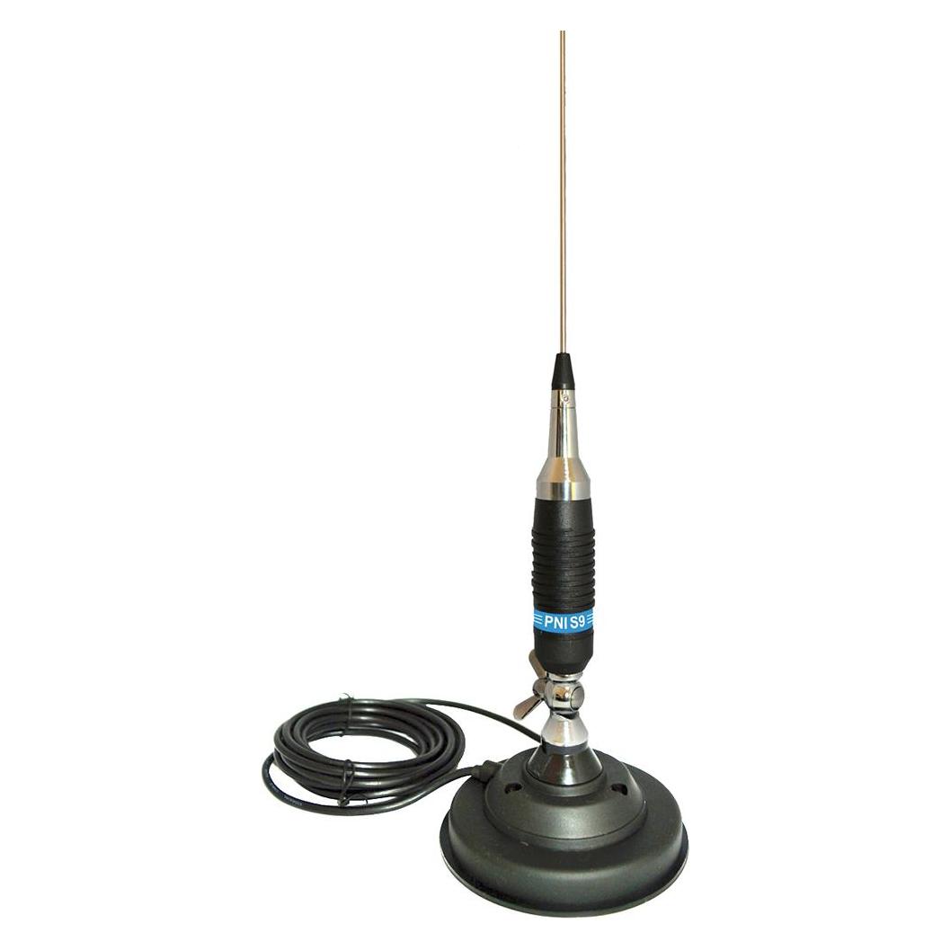 PNI CB ESCORT HP 8001L ASQ Funkpaket + HS81 Kopfhörer + S9 CB Antenne mit Magnet (43698489)